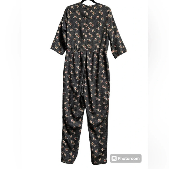 Autre Marque Molly & Bracken Floral Jumpsuit Sz L - Picture 2 of 15